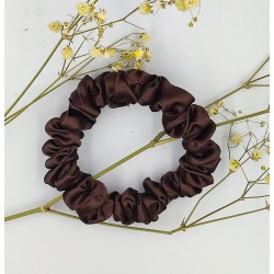 Scrunchie satyna dark...