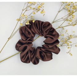 Scrunchie satyna dark...