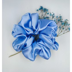 Scrunchie satyna baby blue...