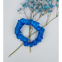 Scrunchie satyna turquoise...