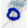 Scrunchie satyna cornflower valley mini