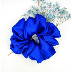 Scrunchie satyna cornflower...