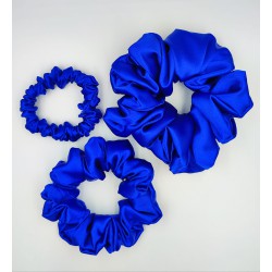 Scrunchie satyna cornflower...