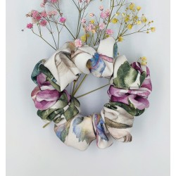 Scrunchie flowers zestaw 2szt