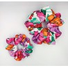 Scrunchie spring flowers zestaw 2szt